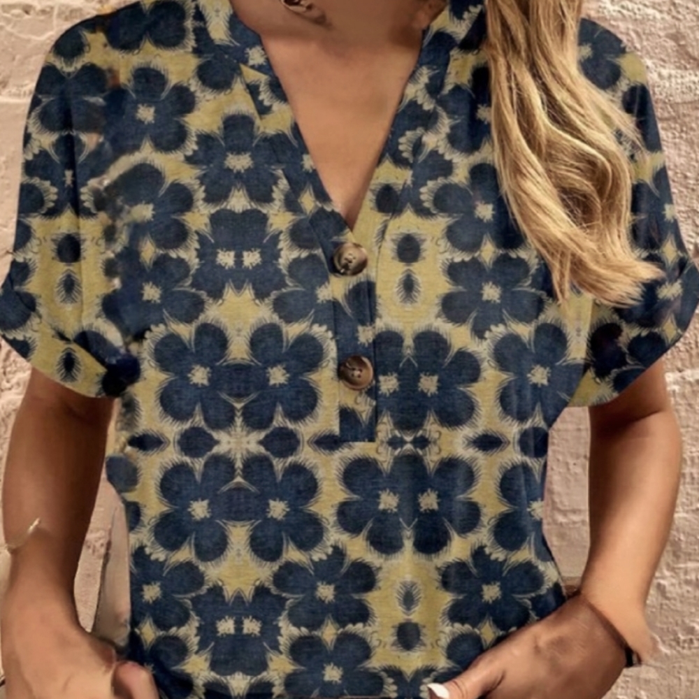V-neck top-Women